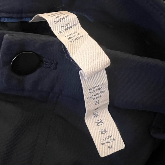 Lululemon New Venture Trouser Pique Fabric Classic Navy Men's Size 40 - Picture 2 of 5